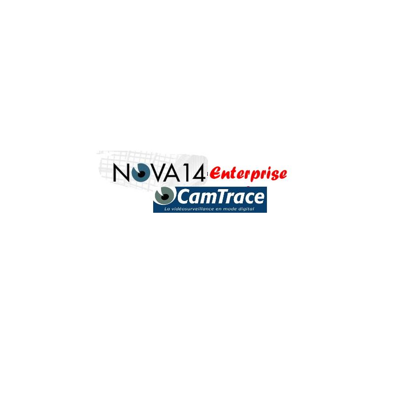 Licences Camtrace Entreprise caméras Pour serveur NOVA 13, NOVA 14 (1 licence par caméra)